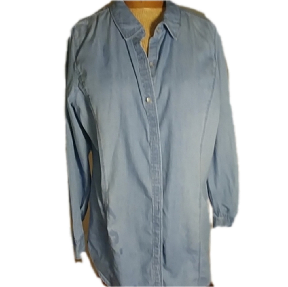 J.Jill denim blouse
